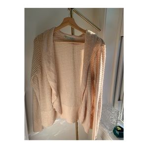 Maurices Beige Knit Cardigan
